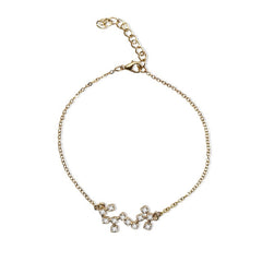 QIAMNI 12 Star Zodiac Signs Constellation Horoscope Crystal Astrology Galaxy Bracelet Bangle Jewelry Birthday Friendship Gift